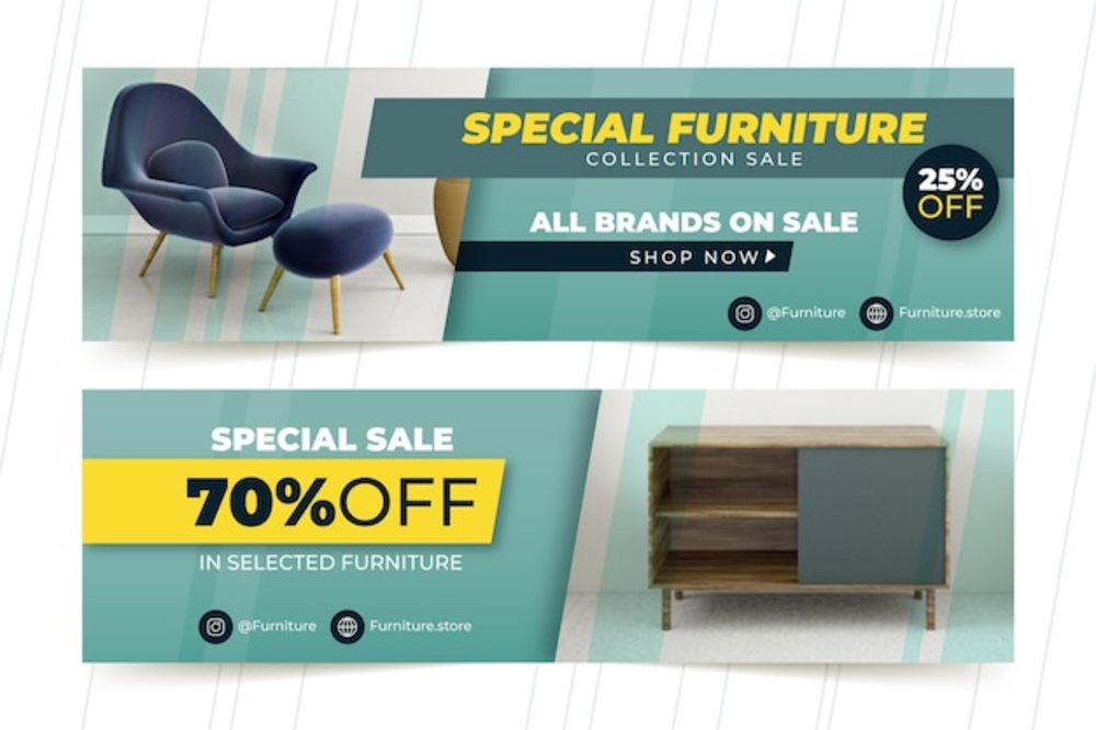 家具之美，觸手可及——帶照片的家具銷售橫幅如何提升零售體驗